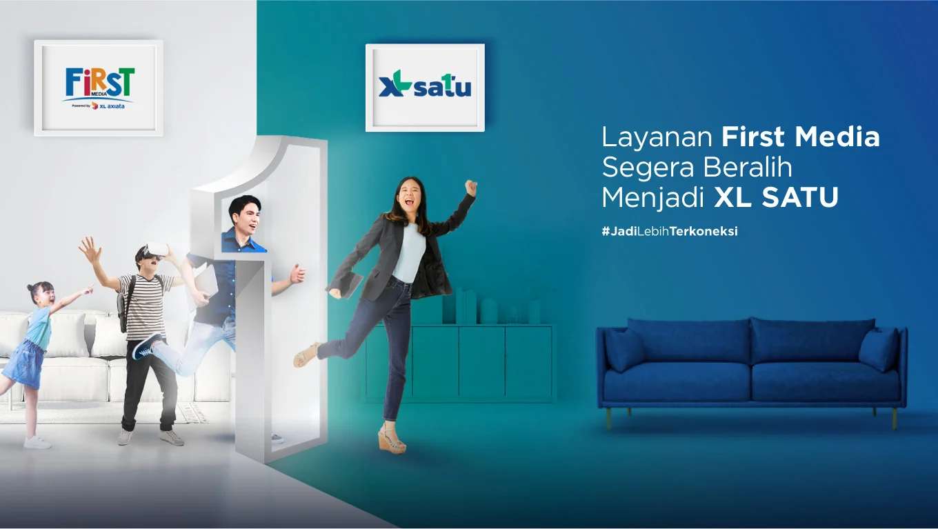 Perubahan layanan First Media ke XL SATU